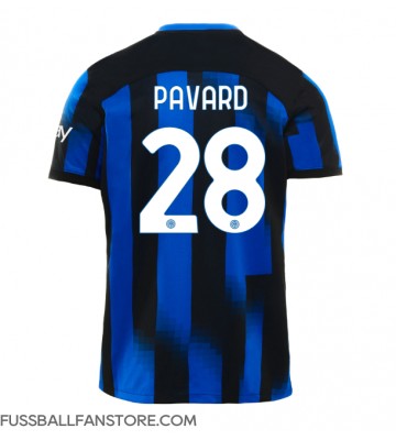 Inter Milan Benjamin Pavard #28 Replik Heimtrikot 2023-24 Kurzarm